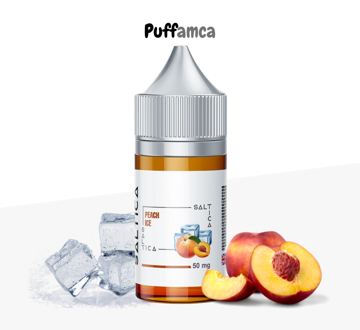 Saltica Peach Ice Salt Likit puffamca.com.tr